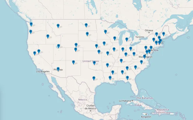 Leaflet/OpenStreetMap Map